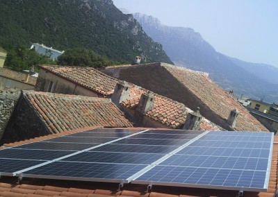 impianto fotovoltaico centro storico Nuoro